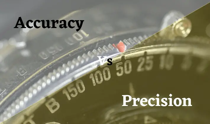 accuracy vs precision definition difference