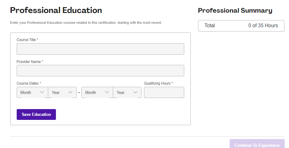 PMP application process step 5