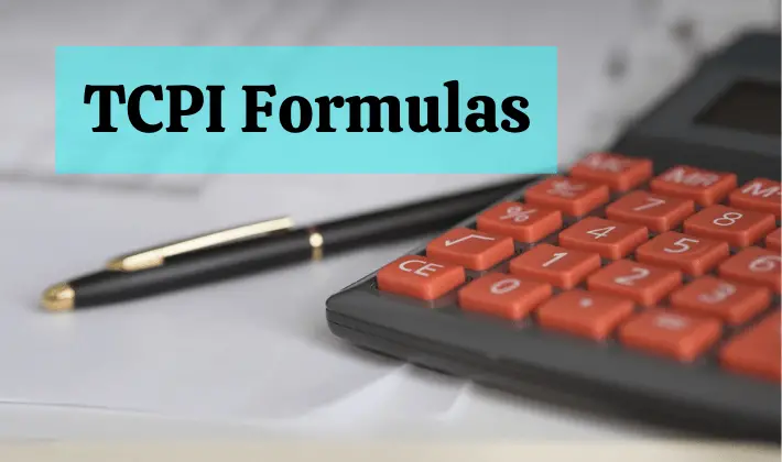 to complete perfromance index (tcpi) formulas in project managment (pmp)