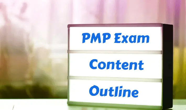 pmp exam content outline
