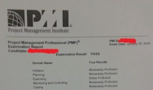 pmp certification passing score