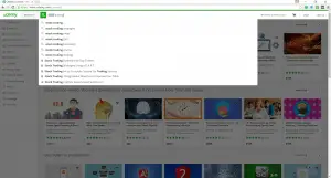 Udemy search results