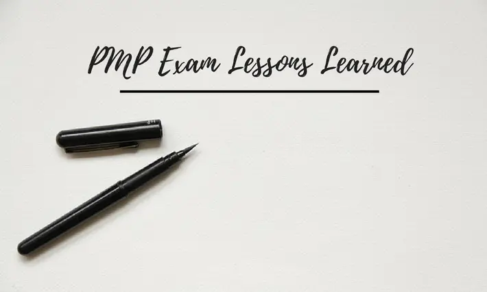 pmp exam lessons learned