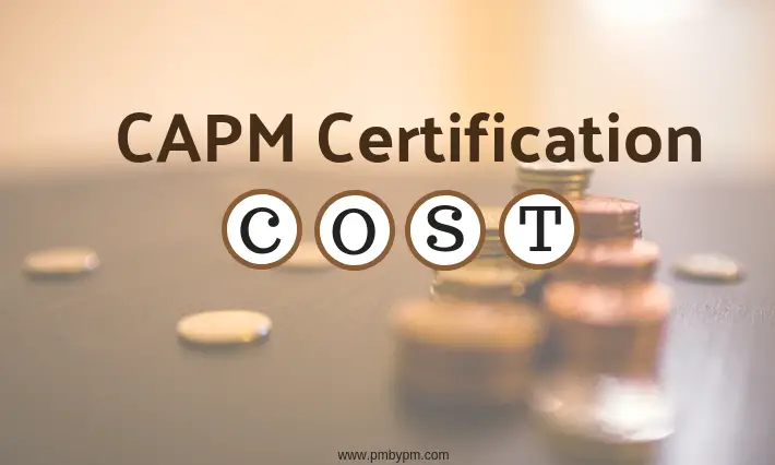 capm certification cost exam fee